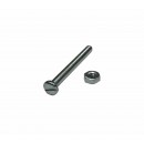 M6 x 60MM Slotted Machine Screws Pack of 10